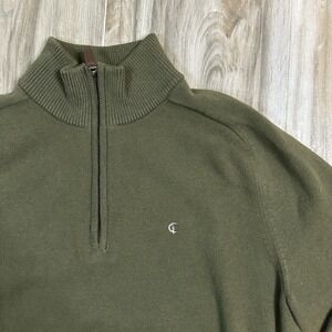 Criquet Olive Green Crewneck Sweater